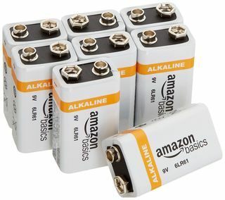 AmazonBasics 9 वोल्ट अल्कलाइन बैटरी 